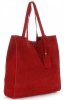 Kožené kabelka shopper bag Vittoria Gotti červená V205454